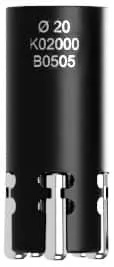 Machine feeding (B) blind hole burnishing tool